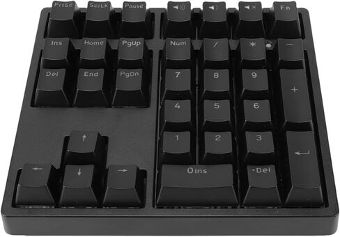 Mechanical Number Pad with RGB Backlit & Blue Switches | 34 Key USB Wired Numeric Keypad for PC, Ergonomic Tilt Design, 17 Lighting Modes & Anti Fade Keycaps (White) in Saudi Arabia