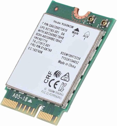 Dioche WiFi Card Network 9560AC NGW Wireless WiFi Card - Dual Band 2.4G/5G 5.0 Network for SamsungDellSonyACERISUSMSI - Gigabit Speed Upgrade in Saudi Arabia