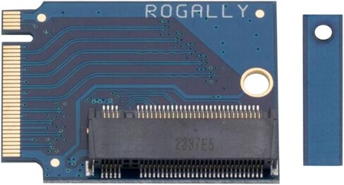لـ Rog Ally يده المعدلة 2280 استبدال 2230 SSD القرص الصلب توسيع محول بطاقة عالية السعة، M.2 NVME PCIe 4.0 محول الإصبع الذهبي ترقية لوحة المحول 90 درجة أزرق in Kuwait
