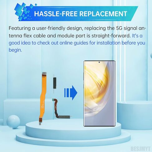 لاستبدال كابل مرن لهوائي إشارة Samsung Galaxy Note 10 Plus 5G مع جزء وحدة إشارة 5G لهاتف Samsung Galaxy Note 10 Plus 5G الموديل: SM-N976U in Kuwait