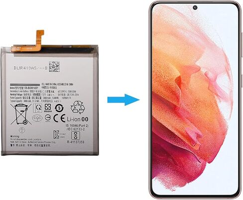 بطارية Duotipa EB-BG991ABY متوافقة مع هاتف Galaxy S21 5G SM-G991U1 مع مجموعة أدوات الإصلاح in Kuwait