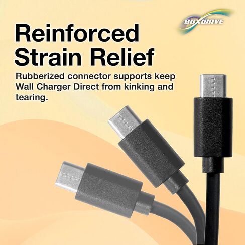 شاحن BoxWave متوافق مع Fujifilm X-T30 - شاحن حائط مباشر (15 وات)، شحن سريع لجهازك باستخدام كابل مدمج بطول 3 أقدام in Kuwait