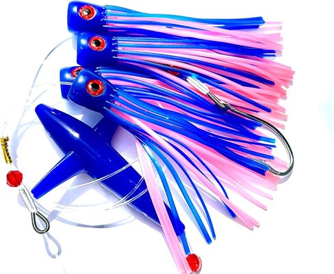 Lobo Lures #245 6" Tuna Tangler Soft Head Daisy Chain Mahi-Mahi, Sailfish, Tuna Trolling Lure in Saudi Arabia