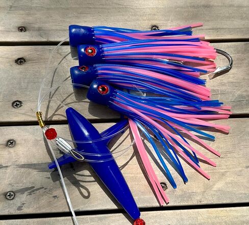 Lobo Lures #245 6" Tuna Tangler Soft Head Daisy Chain Mahi-Mahi, Sailfish, Tuna Trolling Lure in Saudi Arabia