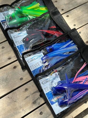 Lobo Lures #245 6" Tuna Tangler Soft Head Daisy Chain Mahi-Mahi, Sailfish, Tuna Trolling Lure in Saudi Arabia