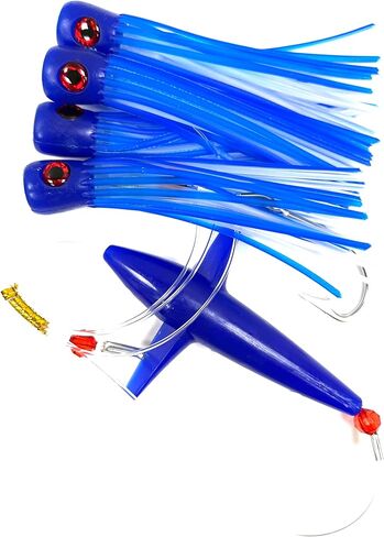 Lobo Lures #245 6" Tuna Tangler Soft Head Daisy Chain Mahi-Mahi, Sailfish, Tuna Trolling Lure in Saudi Arabia