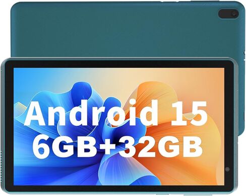 Android Tablet 8 inch, Android 12 Tablet, 4GB RAM 32GB ROM, Quad-Core Processor, Dual Camera, WiFi, 1TB Expand, Game, GMS Certified in Kuwait