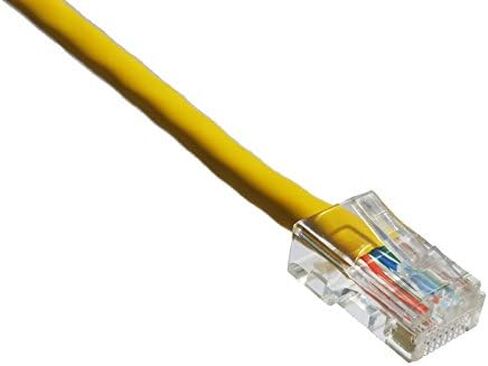 Axiom 1Ft Cat6 550Mhz Patch Cable Non-Booted (Yellow) in Saudi Arabia