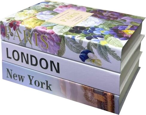3 Pcs Decorative Books,Faux Books for Decoration,Designer Luxury Modern Fake Books for Home Bookshelf Decor Coffee Table Stacked Books, Shelves Living Room Decorative in Saudi Arabia