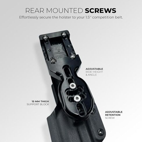 Pro Heavy Duty Competition Holster fits Sig P320 Full Size, AXG Pro, M17, XFive, DH3, Spectre Comp, P320MAX in Saudi Arabia