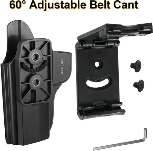 الحافظة تناسب Ruger Security 9، حافظة مجداف OWB لـ Ruger Security-9 مم مضغوط/Pro/قياسي (ليس لنماذج الليزر)، غير قابلة للتعديل 60 درجة، إطلاق سريع - اليد اليمنى in Kuwait