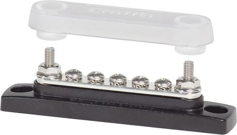 Blue Sea Systems 2300 150 Amp Common BusBar with 10 screws and a cover in Saudi Arabia