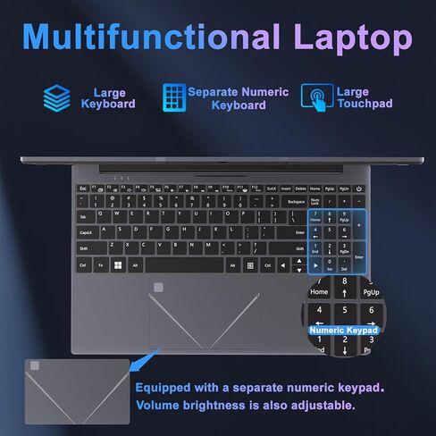 كمبيوتر محمول 15.6 بوصة، Ryzen 5 3500U يصل إلى 3.7 جيجا هرتز، 16 جيجا بايت رام 512 جيجا بايت SSD، شاشة IPS مع رسومات Radeon، تسجيل الدخول ببصمة الإصبع، لوحة مفاتيح بإضاءة خلفية، أجهزة كمبيوتر محمولة رفيعة وخفيفة الوزن للعمل والمدرسة والأعمال in Kuwait