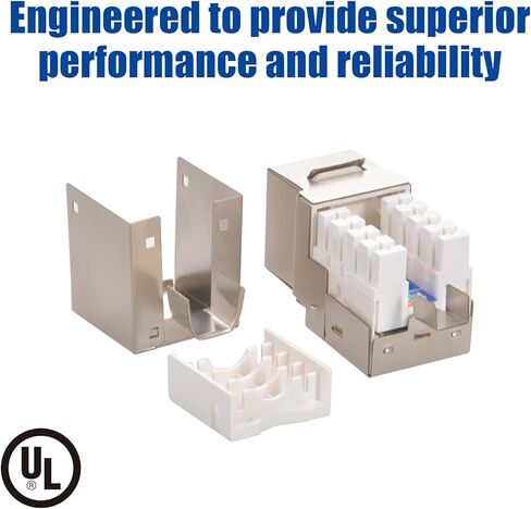Cat.6 RJ45 110 Type Shielded Keystone Jack (50-Pack) in Kuwait