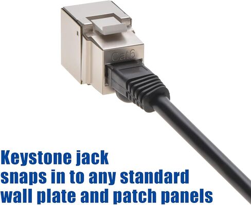 Cat.6 RJ45 110 Type Shielded Keystone Jack (50-Pack) in Kuwait