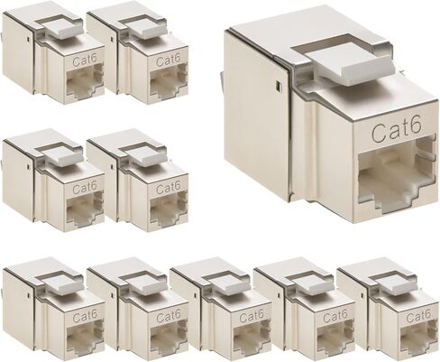 Cat.6 RJ45 110 Type Shielded Keystone Jack (50-Pack) in Kuwait
