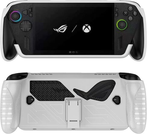 مجموعة الحماية الكاملة لجهاز ROG Xbox Ally X 2025 - حافظة من مادة TPU مع حامل وغطاء للحمل و2X من الزجاج المقسى ومجموعة غلاف حماية من الجلد in Kuwait
