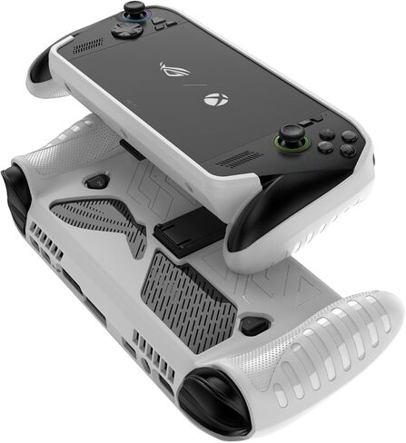 مجموعة الحماية الكاملة لجهاز ROG Xbox Ally X 2025 - حافظة من مادة TPU مع حامل وغطاء للحمل و2X من الزجاج المقسى ومجموعة غلاف حماية من الجلد in Kuwait