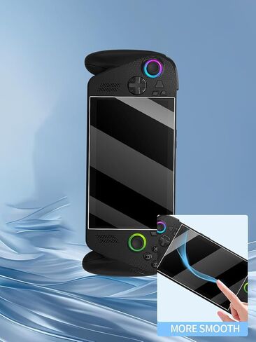 مجموعة الحماية الكاملة لجهاز ROG Xbox Ally X 2025 - حافظة من مادة TPU مع حامل وغطاء للحمل و2X من الزجاج المقسى ومجموعة غلاف حماية من الجلد in Kuwait