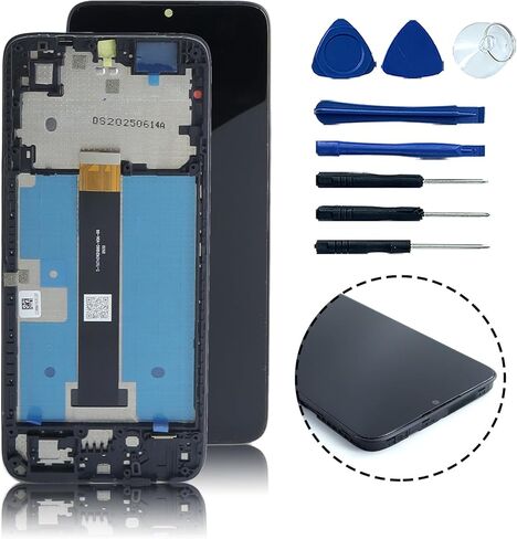 شاشة LCD تعمل باللمس محول الأرقام الجمعية مع استبدال الإطار لـ TCL K33 T513V 6.7 "إطار عرض شاشة LCD ، غير مناسب K32 in Saudi Arabia