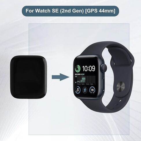 Replacement LCD Display Touch Screen Digitizer Assembly Compatible with Apple Watch SE (2nd Gen) [GPS 44mm] with Tools（Black） in Saudi Arabia