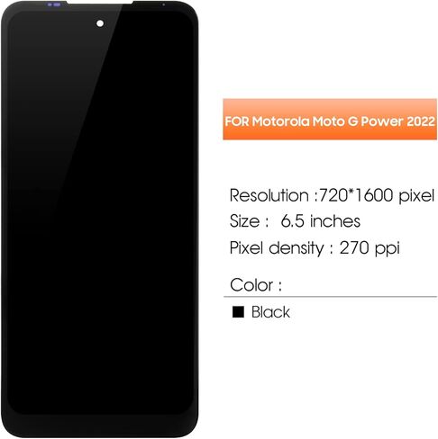 AGCUT لـ Moto G Power 2022 قطع غيار للشاشة لـ Moto G Power 2022 شاشة LCD XT2165 XT2165-5 LCD محول الأرقام شاشة تعمل باللمس الجمعية إصلاح أجزاء in Saudi Arabia