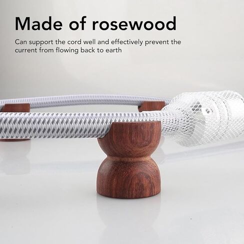 HiFi Cable Clamp Wire Bracket, Wooden Speaker Cable Riser Clip, Shockproof Insulation Speaker Cable Isolation Stand for Speaker Cables, Sound System in Saudi Arabia