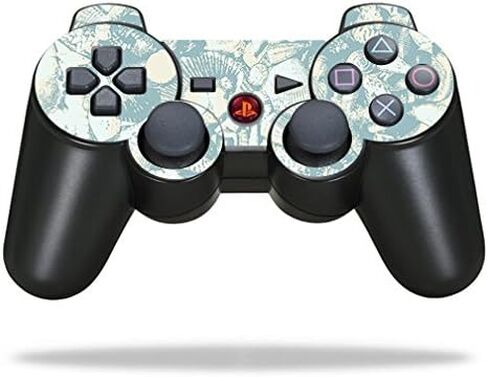 غلاف MightySkins متوافق مع وحدة تحكم Sony Playstation 3 PS3 - صدف أزرق | غطاء مغلف من الفينيل واقٍ ومتين وفريد ​​من نوعه | سهل التطبيق والإزالة وتغيير الأنماط | صنع في الولايات المتحدة الأمريكية in Saudi Arabia