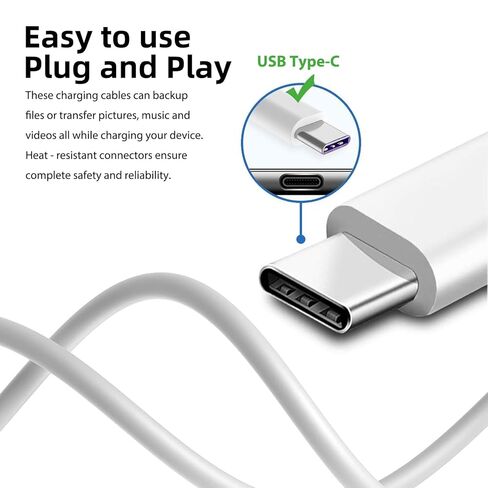 أحب yy شاحن كاميرا USB C بطول 10 أقدام من yy لـ Blink Mini 2، Mini 2K+، Outdoor 4، وOutdoor 2K+، Blink Arc وBlink Arc 2 K+ كابل شحن سلك شحن الكاميرا (أبيض) in Saudi Arabia