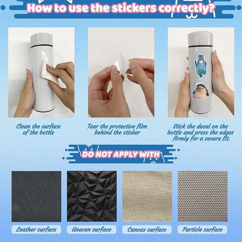 105 PCS Ocean Stickers Sticker Pack, Waterproof Vinyl Sea Animal Sticker Bulk, Holographic Funny Stickers for Scrapbooking, Water Bottles, Laptops, Scrapbooks and Gifts for Ocean Themed Party Favors in Saudi Arabia