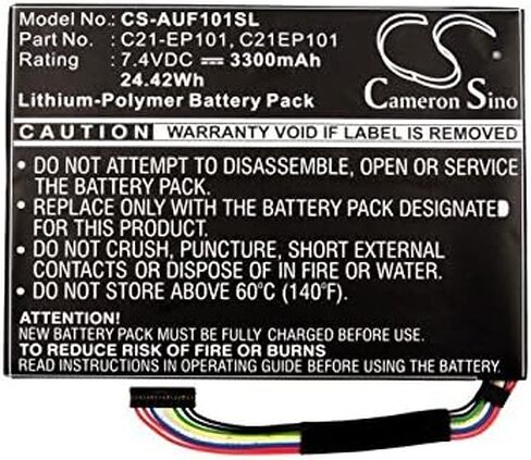 استبدال بطارية BELLV لمحول C21EP101، C21-EP101، C22-EP101 Eee Pad Transformer TF1011B017، Eee Pad Transformer TF101-1B01، Eee Pad Transformer TF1011B023 in Kuwait