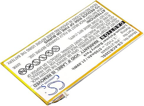 بديل بطارية BELLV لجهاز Acer KT.0020H.002، PR-279594N، PR-279594N(1ICP3/95/94-2) Iconia Tab 10 A3-A40، Iconia Tab 10 A3-A40-N2NA، Iconia Tab 10 A3-A40-N68R، Iconia Tab 10 A3-A50 in Kuwait