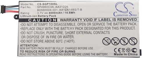 بديل بطارية BELLV لجهاز Samsung AA1ZA18BS/T-B، AA31D26، B056H004-001، SP4960C3A Galaxy Tab GT-P1000N، Galaxy Tab P1000، Galaxy Tab P1010،GT-P1000،GT-P1000 Galaxy Tab 16GB in Kuwait