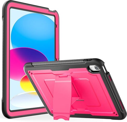 حافظة لجهاز iPad (A16) الجيل الحادي عشر 11 بوصة 2025، لجهاز iPad الجيل العاشر 10.9 بوصة 2022، حافظة رفيعة واقية لكامل الجسم مع مسند، أسود in Saudi Arabia