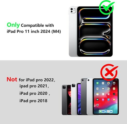 حافظة ShellBox مقاومة للماء والصدمات والسقوط مع واقي شاشة مدمج - مثالية للسباحة وركوب الأمواج والتخييم وأنشطة العمل لجهاز iPad Pro الجديد 11 بوصة 2024 (الظهر، 11 بوصة) in Kuwait