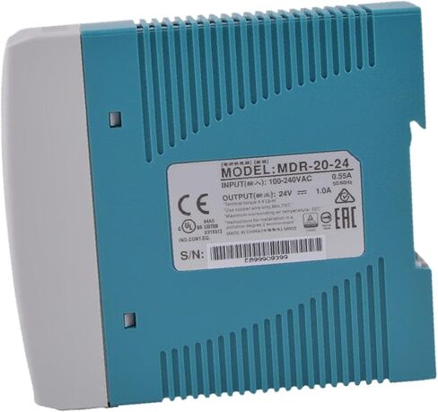 DYSGLOBAL MDR-20-24 AC to DC Power Supply, 24V 1A Output, 85-264VAC Input, for Industrial Control Systems and Automation Equipment in Saudi Arabia