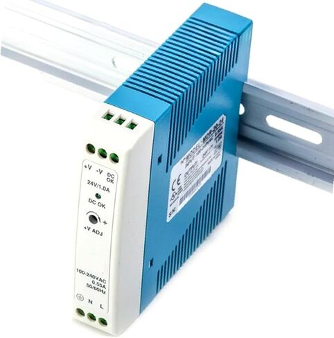 DYSGLOBAL MDR-20-24 AC to DC Power Supply, 24V 1A Output, 85-264VAC Input, for Industrial Control Systems and Automation Equipment in Saudi Arabia