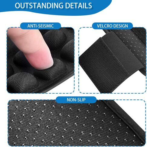 وسادة كتف بحزام تكتيكي، حزام مريح مبطن باللون الأسود، مقاس عالمي، ليكرا in Kuwait