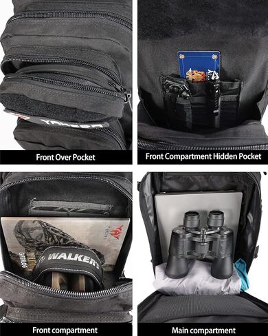 BOMTURN for Mens Tactical Backpack Military Backpacks 27L Small Army Survival Backpacks Small Waterproof Bug out Bag in Saudi Arabia