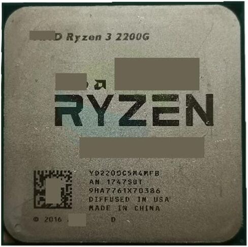 معالج وحدة المعالجة المركزية R 3 2200G R3 PRO .5 جيجا هرتز رباعي النواة 65 وات YD2200C5M4MFB YD220BC5M4MFB مقبس AM4 in Saudi Arabia
