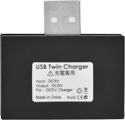 موزع USB 2.0 بمنفذين، محول USB متعدد المنافذ، مركز بيانات محمول رفيع للغاية، مقسم USB لأجهزة منافذ USB (أسود) in Kuwait