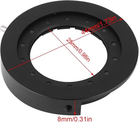 Microscope Iris Adapter, Optical Diaphragm for Microscope, Aperture Adjustable Lens for Any Microscope Enthusiast (SK25) in Saudi Arabia