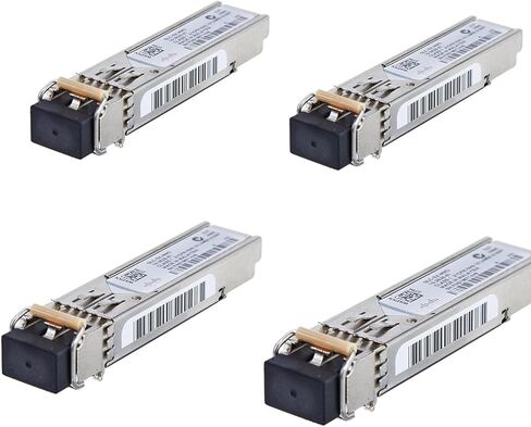 4 Pack GLC-SX-MMD= 1000BASE-SX SFP Module for Gigabit Ethernet Deployments, Hot Swappable (New Sealed) in Saudi Arabia