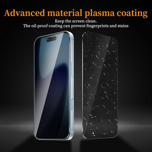 3+3 Pack Privacy Screen Protector for iPhone 17 Air，3 Anti-Spy Tempered Glass Film+3 Camera Lens Protector, Anti-Scratch, 9H Hardness，Compatible phone cases，High definition in Saudi Arabia