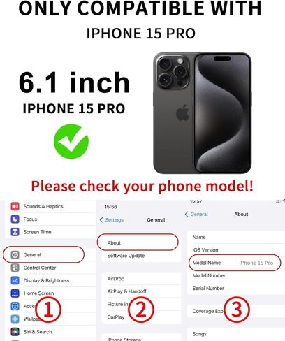 x واقي شاشة BESTSUIT لهاتف iPhone 15 Pro [ضوء أزرق] [تثبيت تلقائي] لهاتف iPhone 15Pro 6.1 بوصة زجاج مقسى مضاد للضوء الأزرق بدون فقاعة HD شفاف صلابة 9H مضادة للخدش in Kuwait