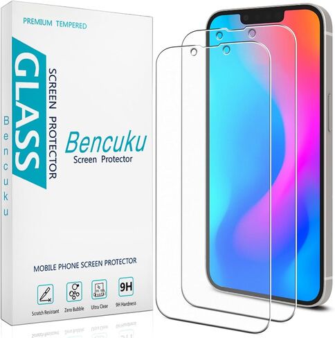 2 Pack Matte Screen Protector for iPhone 16 Pro 6.3 Inch Anti Glare Tempered Glass, Anti Fingerprint, Anti Scratch, Bubble Free in Saudi Arabia
