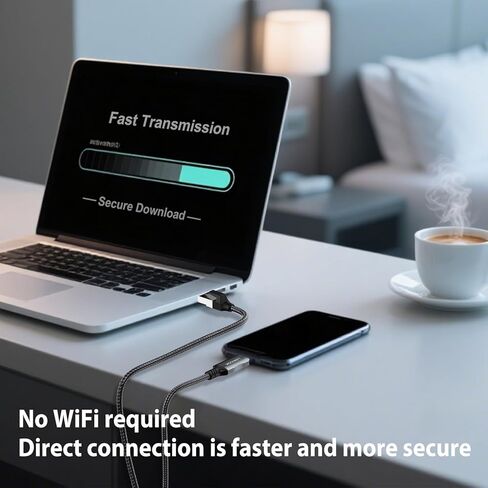 كابل LDKCOK USB C إلى إيثرنت، سلك من النوع C إلى RJ45 LAN، لجهاز MacBook Pro/Air، iPad Pro، iPhone 15 Series، Galaxy، الهاتف الذكي، الكمبيوتر المحمول، الكمبيوتر الشخصي (6 أقدام) in Kuwait