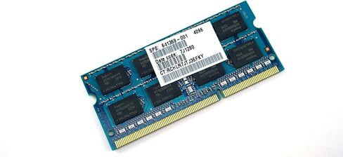 HYNIX 4GB DDR3 PC3-12800 1600MHZ NON-ECC UNBUFFERED CL11 1.5V DUAL RANK 204Pins STANDARD SODIMM MEMORY P/N: HMT351S6CFR8C-PB in Kuwait