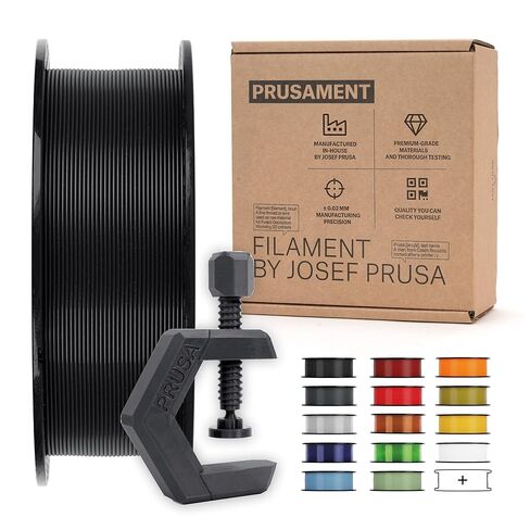 Prusament PETG Prusa Galaxy Black Filament 1.75mm 1kg Spool (2.2 lbs), Diameter Tolerance +/- 0.02mm in Kuwait