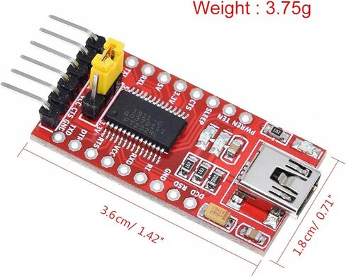 USB إلى TTL FT232RL FTDI USB 3.3 فولت 5.5 فولت إلى TTL وحدة مهايئ تسلسلي لـ FT232 Pro USB صغير إلى TTL 232 in Saudi Arabia